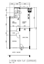 Blk 607 Clementi West Street 1 (Clementi), HDB 3 Rooms #128977402